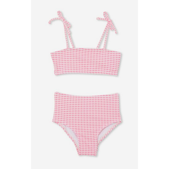 Cotton On Kids Anita Bikini Bubblegum Pop/Gingham Size 16 1390 - Picture 4 of 4